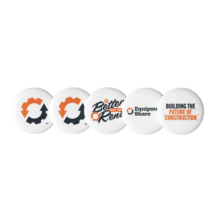 EquipmentShare Buttons (5-pack)