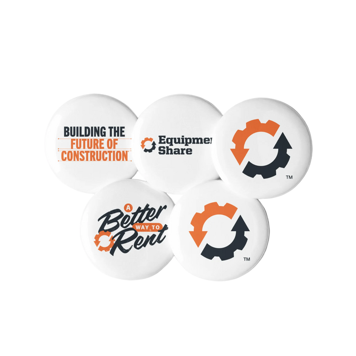 EquipmentShare Buttons (5-pack)
