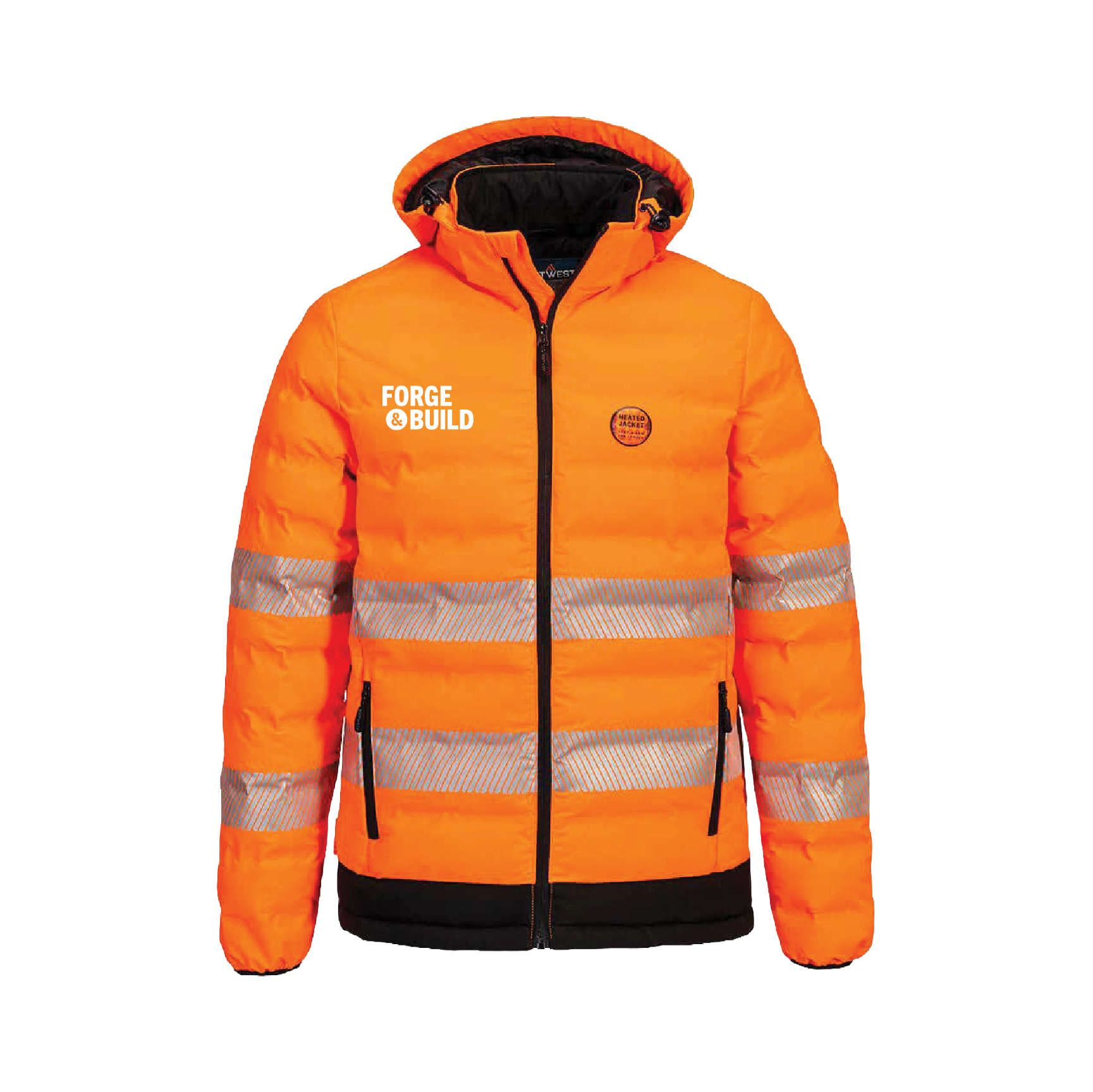 Heated Hi-Vis Ultrasonic Tunnel Jacket
