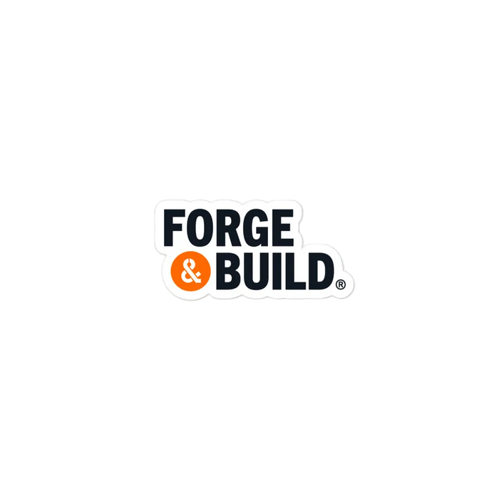 Forge & Build - Bubble-free stickers