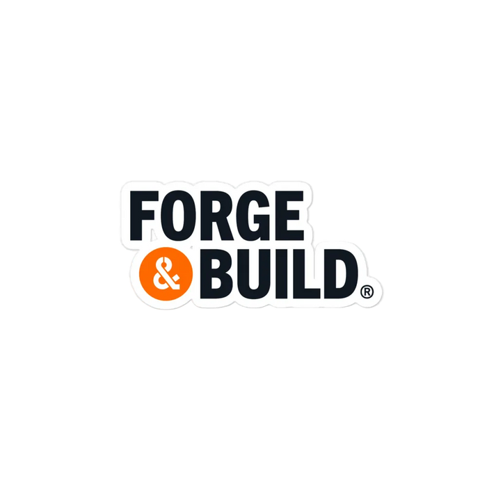 Forge & Build - Bubble-free stickers