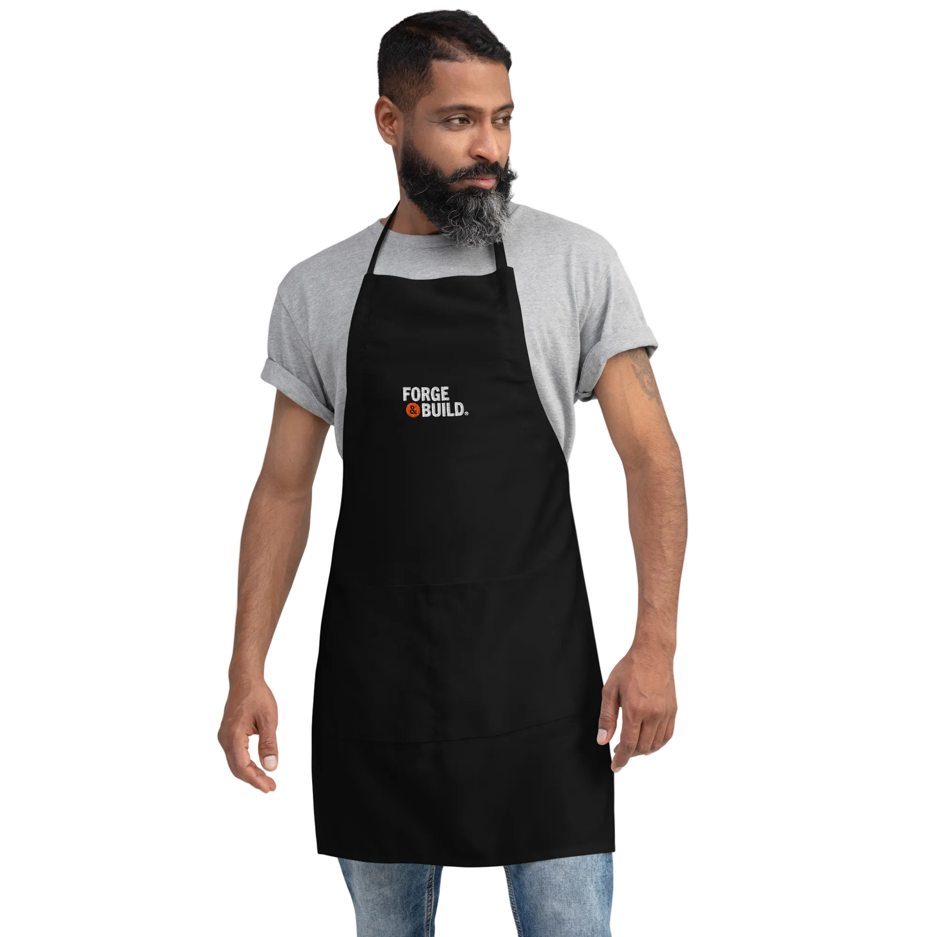Forge & Build - Embroidered Apron