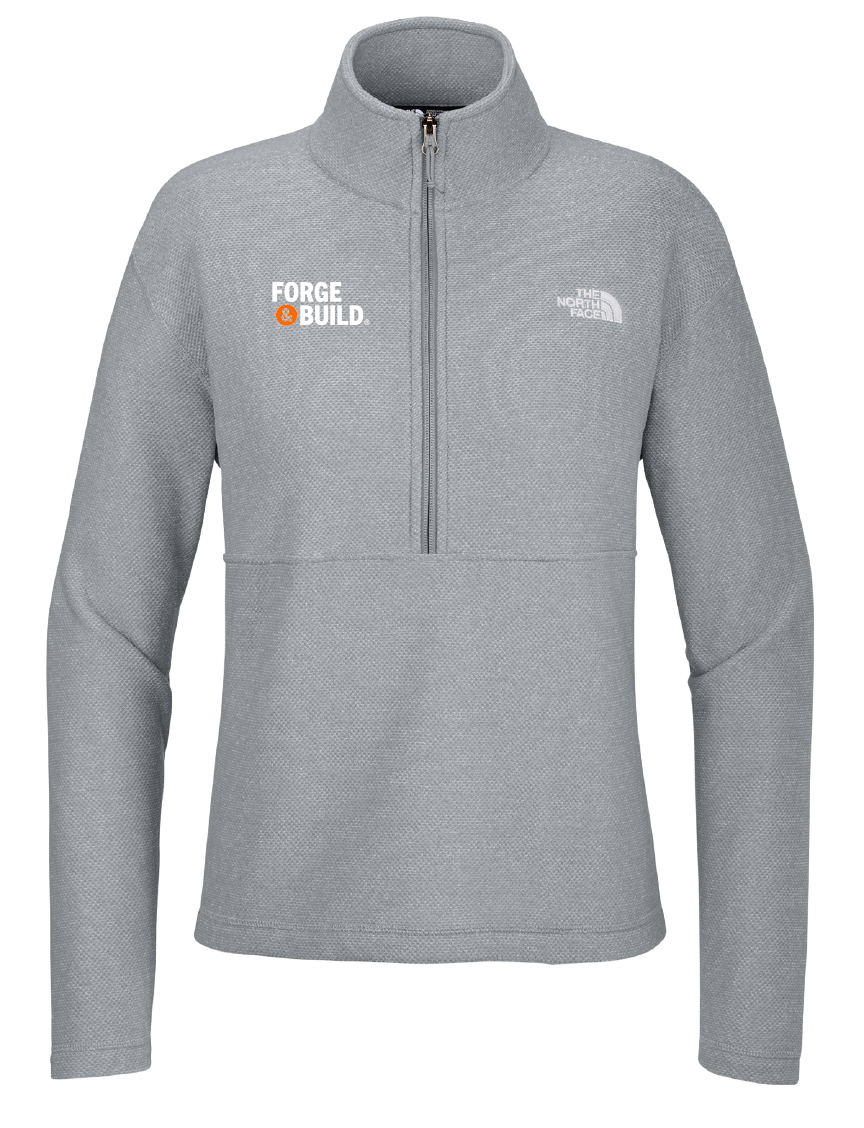 The North Face Women's Textured Pine Grove 1/2-Zip - TNF Light Grey Heather