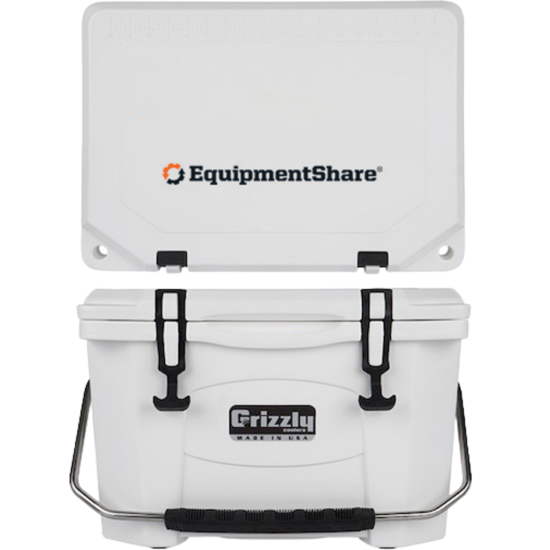 EquipmentShare Grizzly 20 Quart Cooler - White