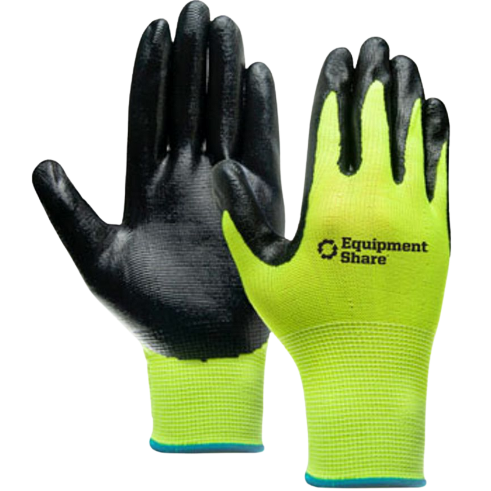 Hi-Viz Palm Dipped Gloves