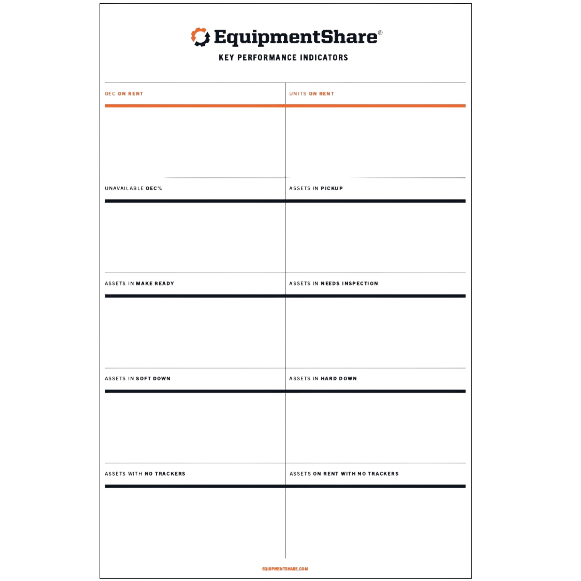 KPI Dry Erase Boards 31.5" X 47.5"