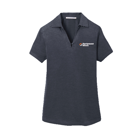 EquipmentShare Port Authority Ladies Digi Heather Performance Polo