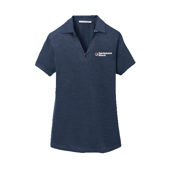 EquipmentShare Port Authority Ladies Digi Heather Performance Polo