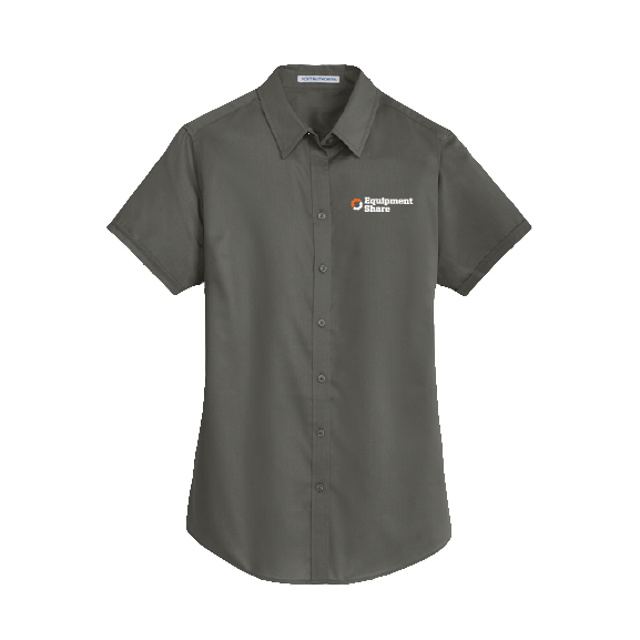 EquipmentShare SuperPro Twill Ladies Short Sleeve Shirt