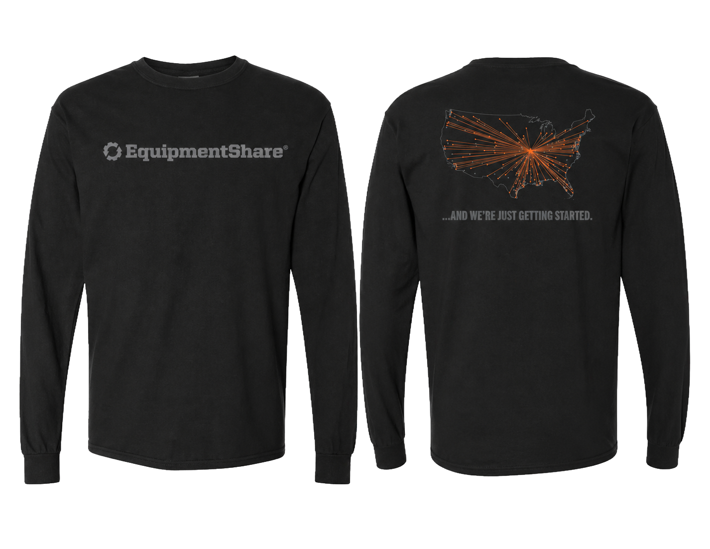 EquipmentShare Long Sleeve Graphic T-Shirt