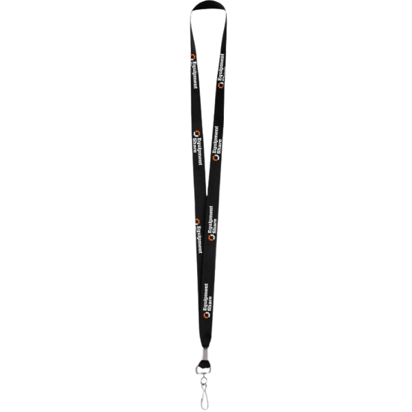 Polyester Lanyard with J-Hook CUSTOM MADE TO ORDER