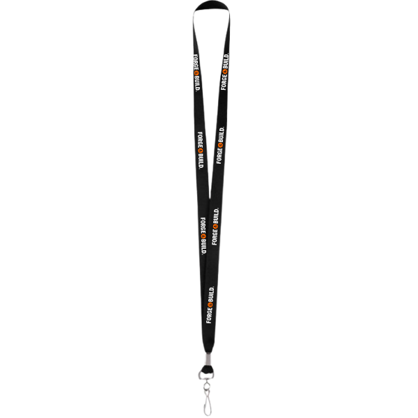 Polyester Lanyard with J-Hook CUSTOM MADE TO ORDER