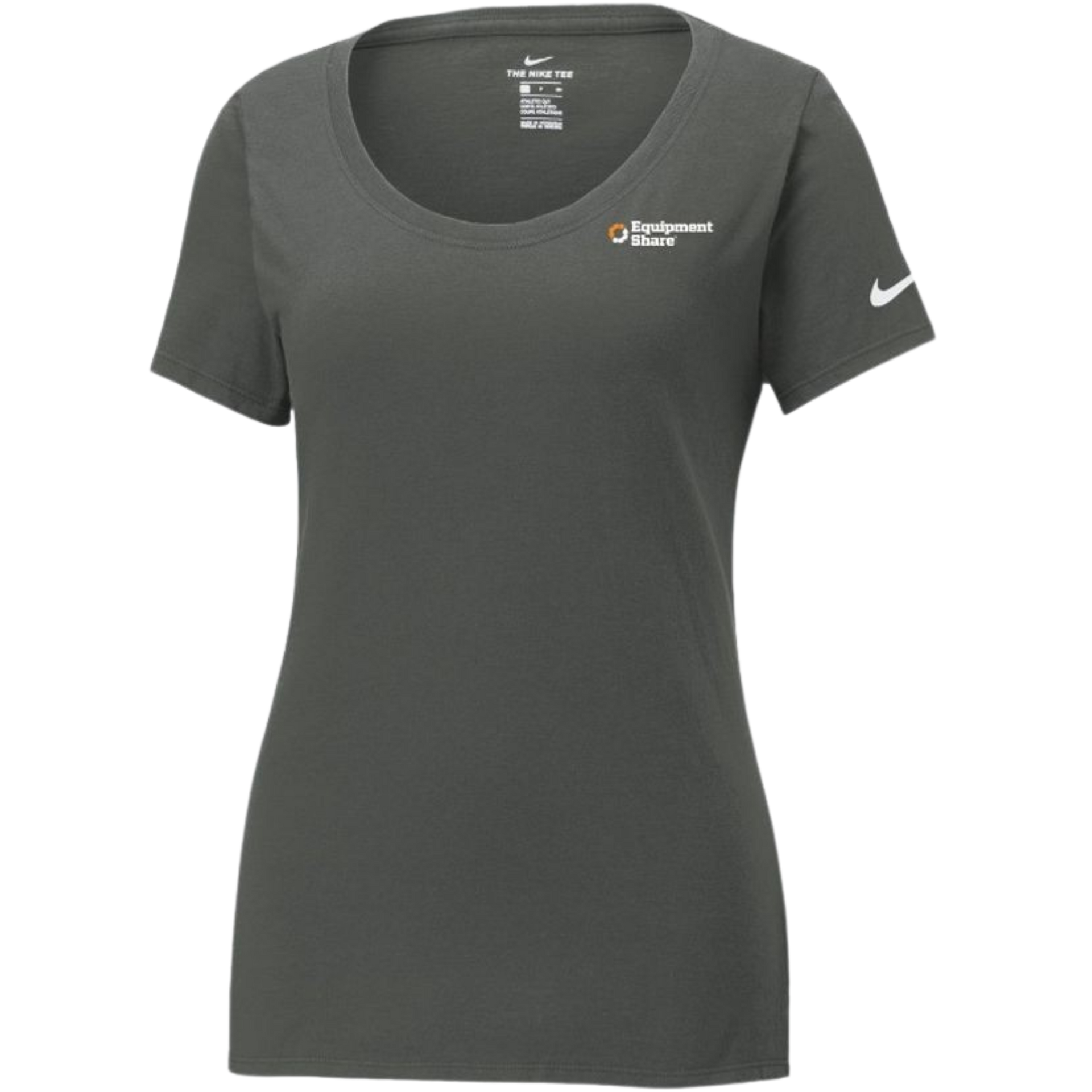 Nike Ladies Dri-FIT Cotton/Poly Scoop Neck Tee - Made to Order