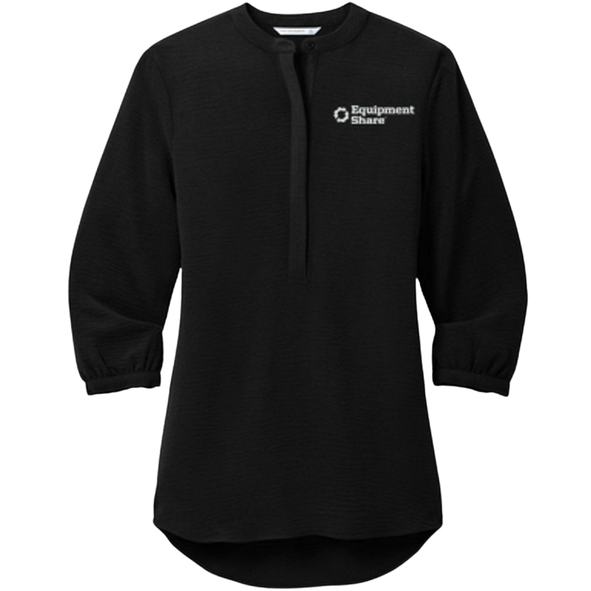 Port Authority® Ladies 3/4-Sleeve Textured Crepe Tunic - Made to Order