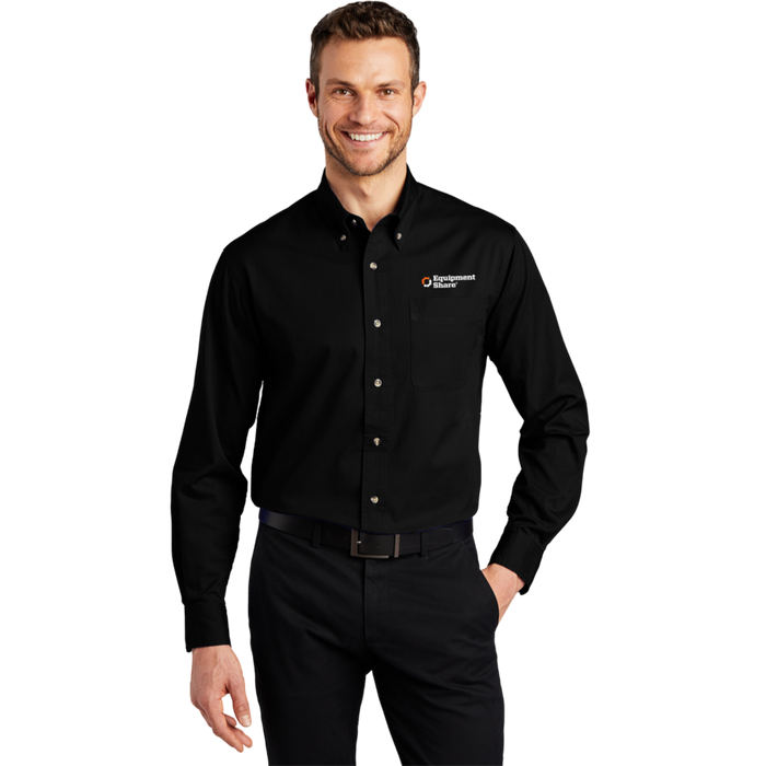 Port Authority® Tall Long Sleeve Twill Shirt - Made to Order