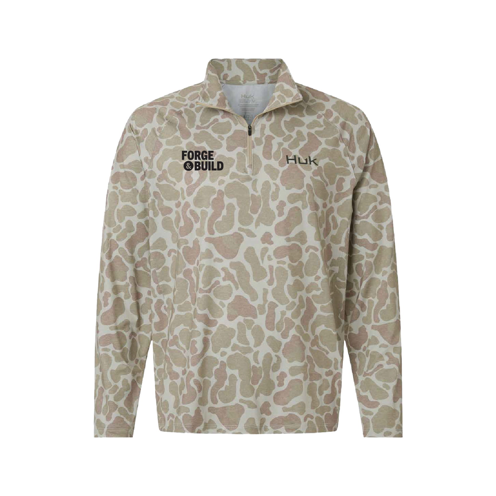 Men's HUK Camo Quarter Zip