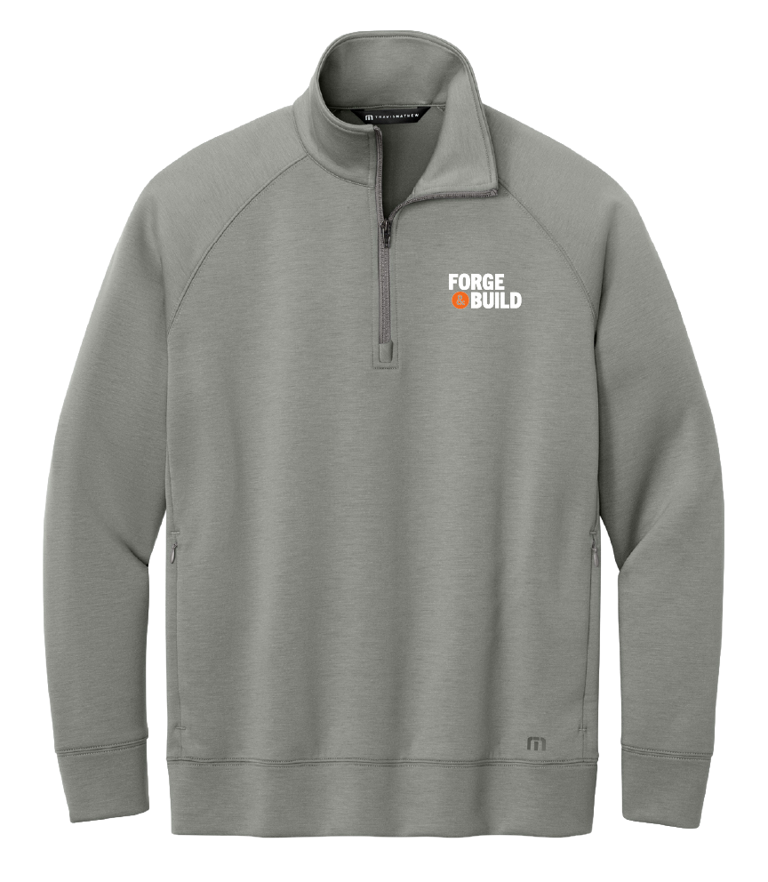 TravisMathew Momentum Shift 1/4-Zip - Quiet Shade Grey