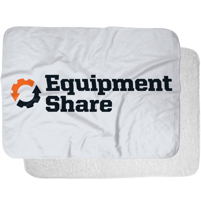 EquipmentShare Silky Touch Sherpa Blanket - Made to Order