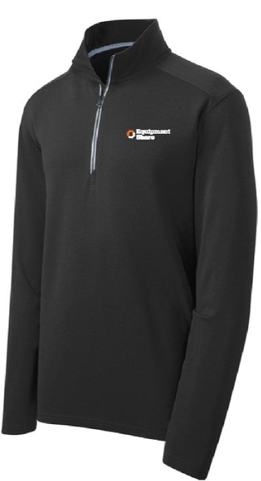 Sport-Tek Sport Wick Textured Colorblock 1/4 Zip Pullover
