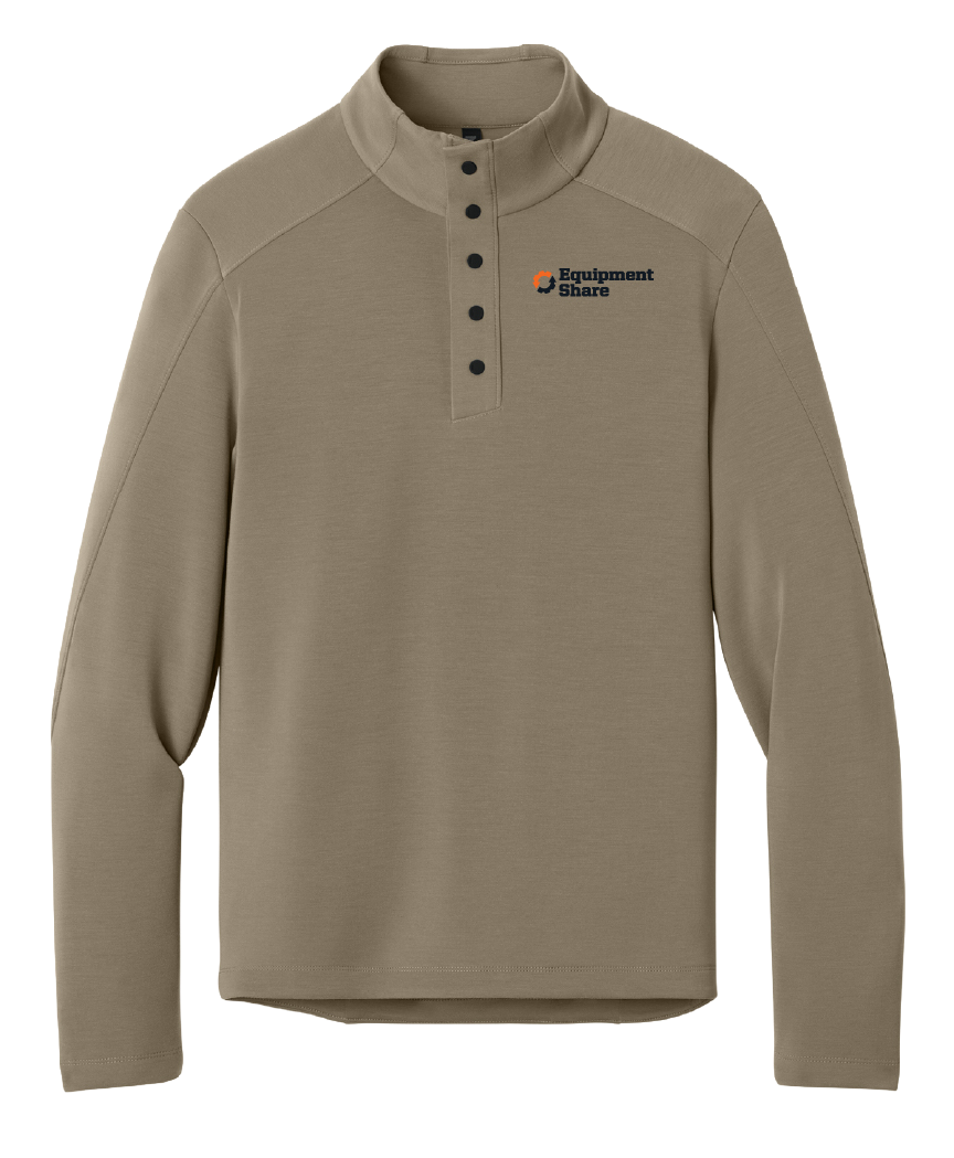 MiiR Kumo 1/4-Snap Pullover - Truffle