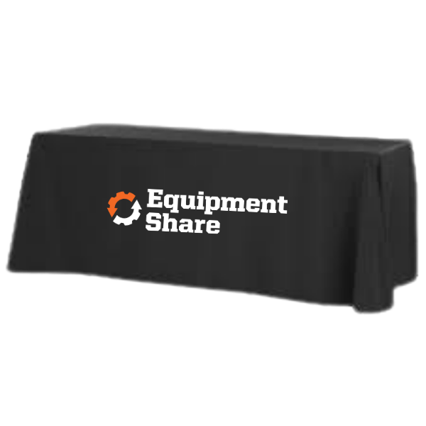 6' Standard Table Throw (Full Color Front Only) CUSTOM MADE TO ORDER