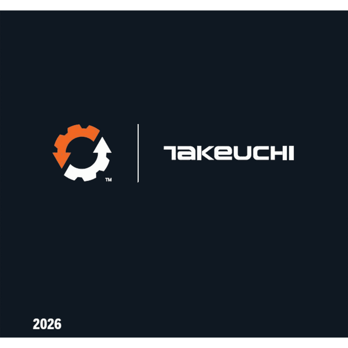 2026 ES + Takeuchi Small Wall Calendar 10" x 10"