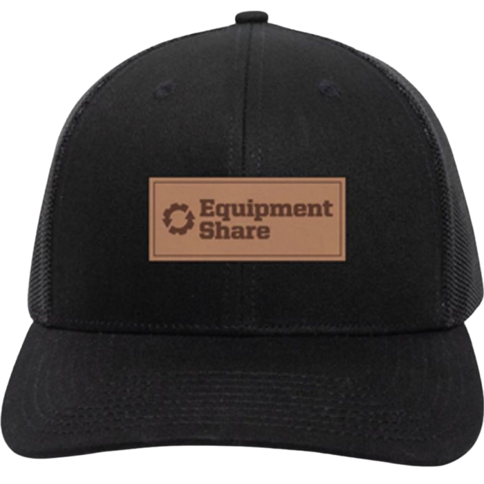 Trucker Cap w-Leather Patch