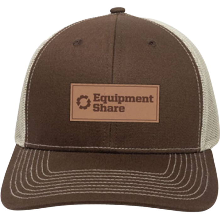 Trucker Cap w-Leather Patch
