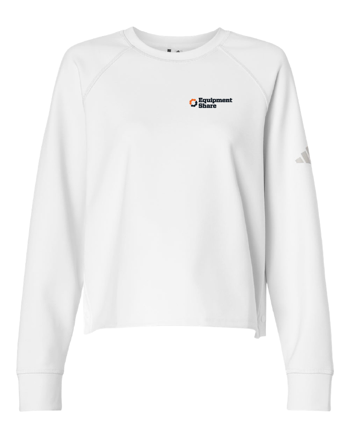 Adidas Women's Beyond Side-Snap Crewneck Sweatshirt