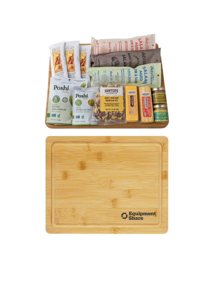 Premium Charcuterie Board with Customized Bamboo Board