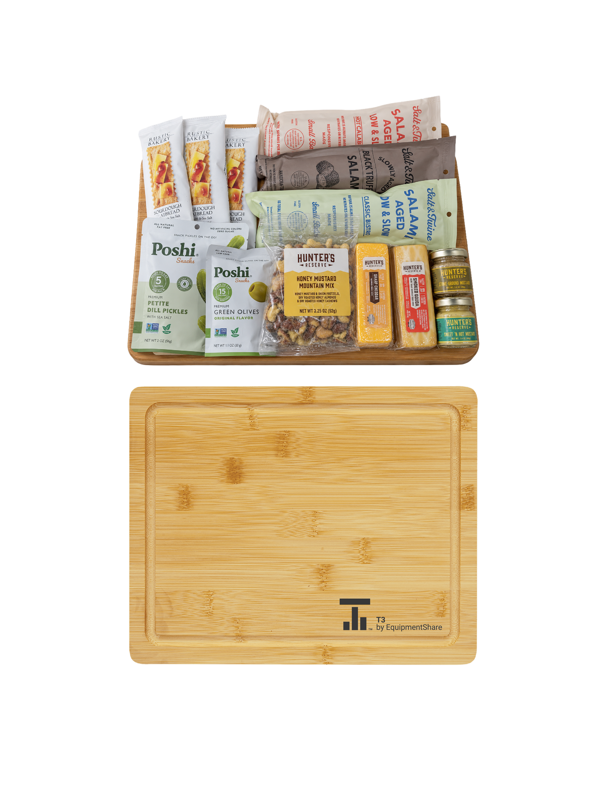 Premium Charcuterie Board with Customized Bamboo Board