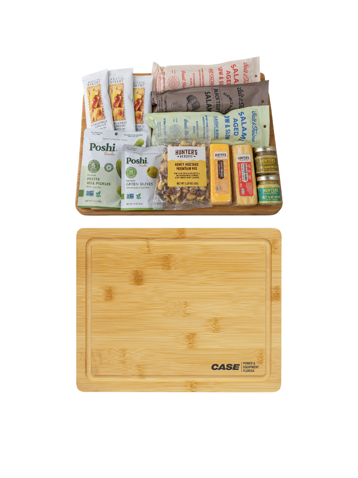 Premium Charcuterie Board with Customized Bamboo Board
