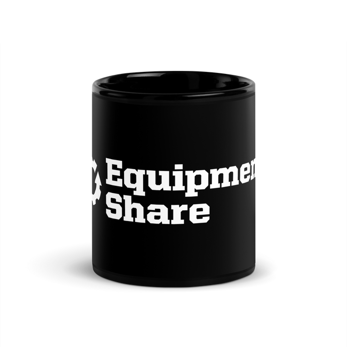 EquipmentShare Black Glossy Mug