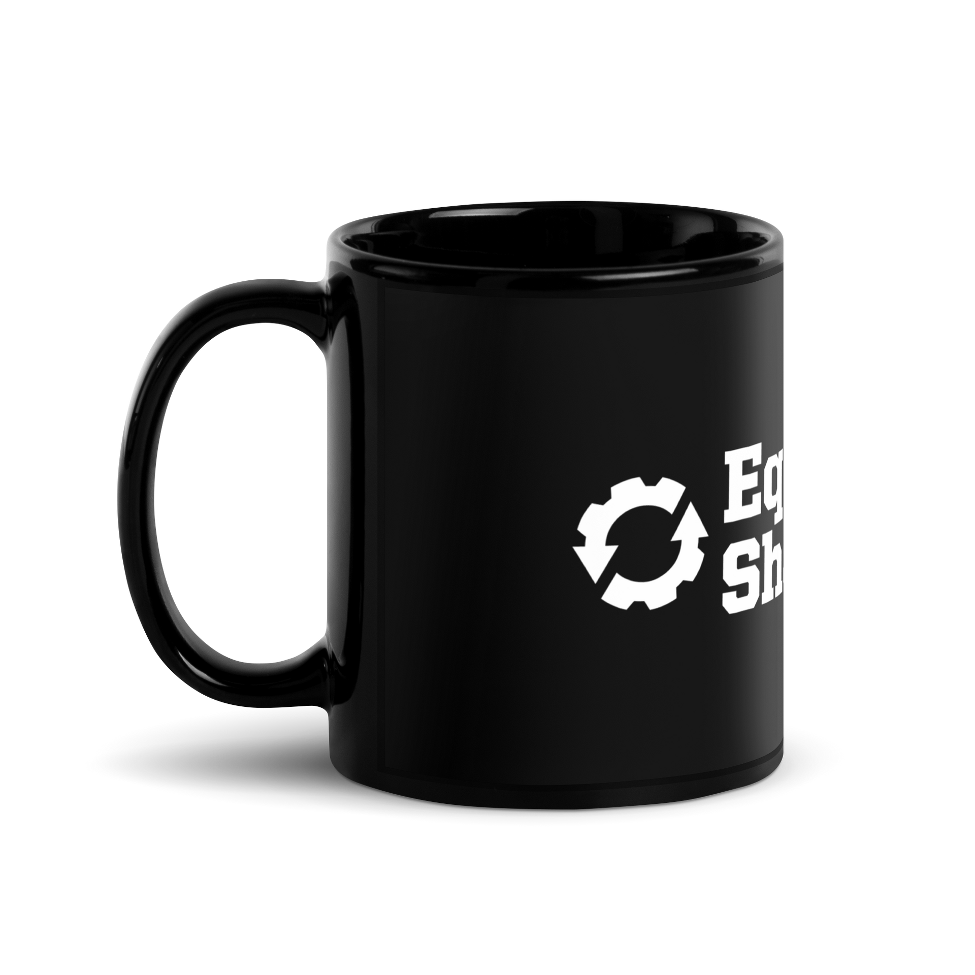 EquipmentShare Black Glossy Mug
