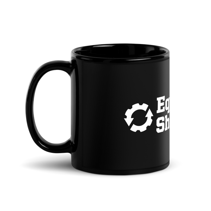 EquipmentShare Black Glossy Mug