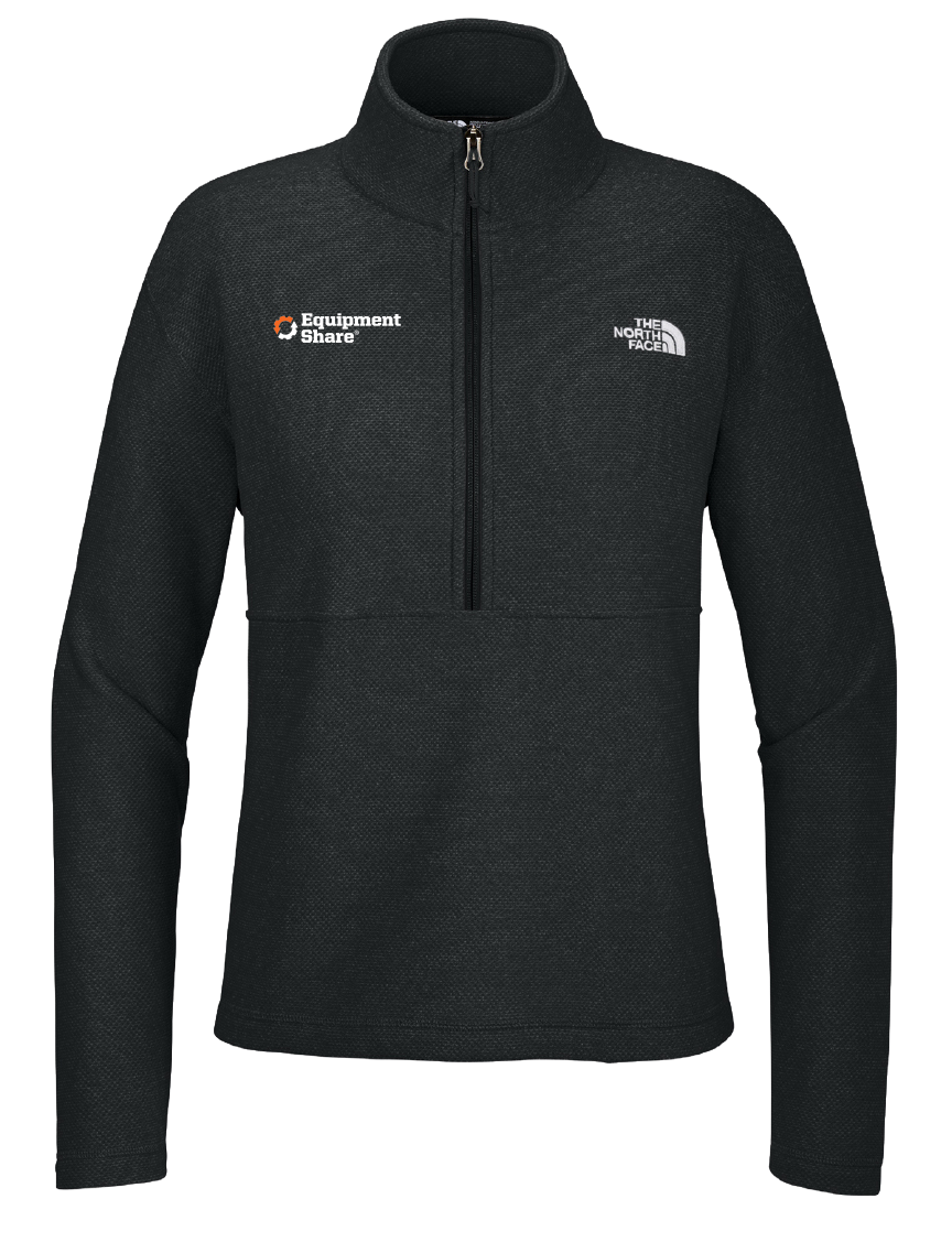 The North Face Women's Textured Pine Grove 1/2-Zip - TNF Black Heather