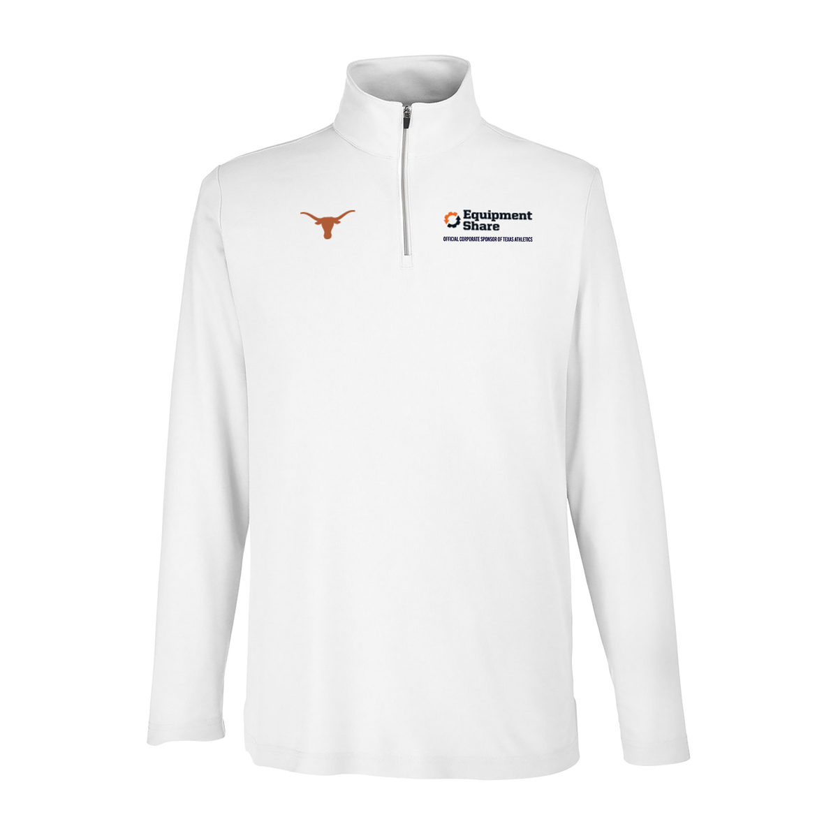EquipmentShare x Texas Longhorns - Men's Quarter-Zip Pique Pullover