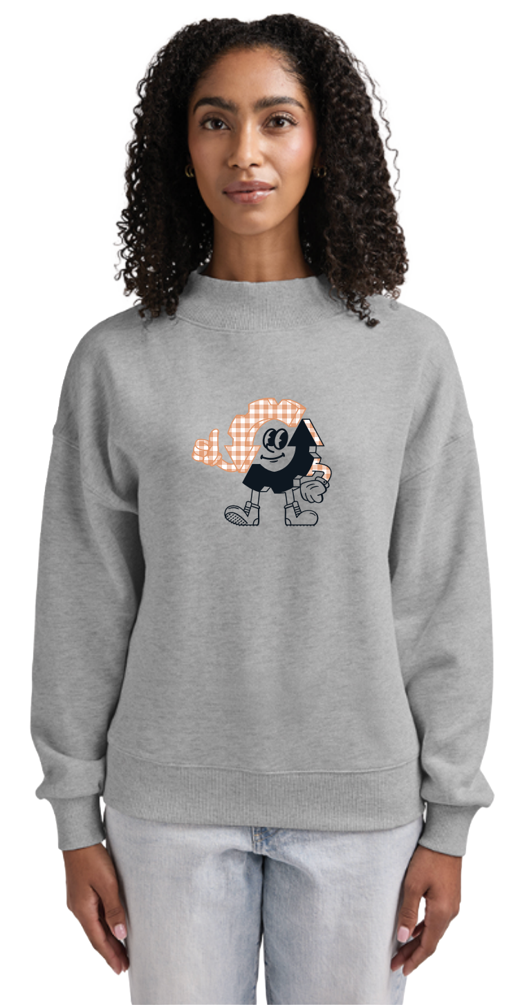 EquipmentShare Cogsworth Women's Willow Mock Neck Sweatshirt