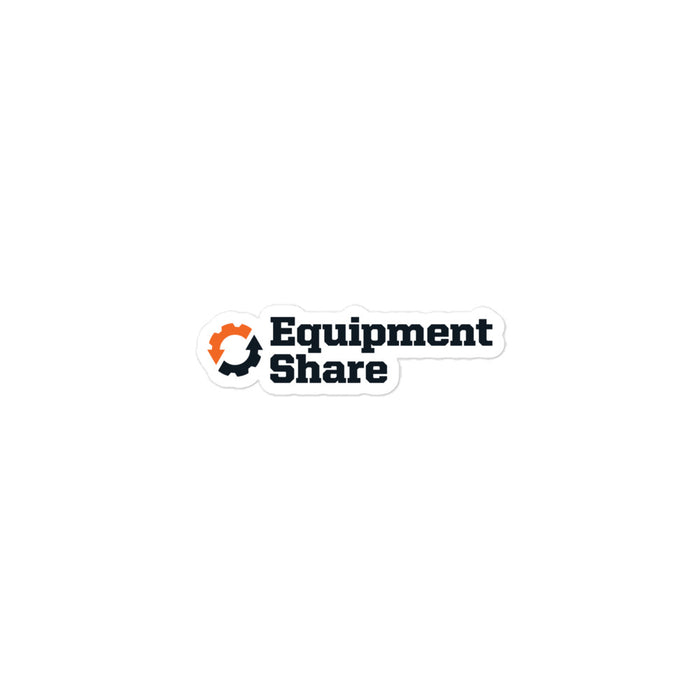 EquipmentShare Bubble-free stickers