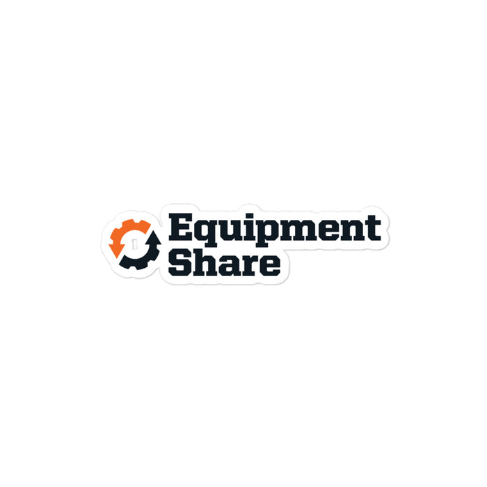 EquipmentShare Bubble-free stickers