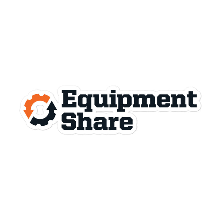 EquipmentShare Bubble-free stickers
