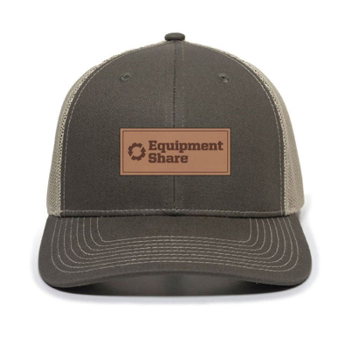 Trucker Cap w-Leather Patch
