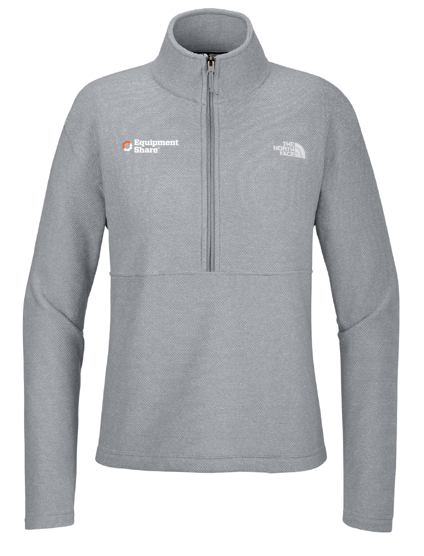 The North Face Women's Textured Pine Grove 1/2-Zip - TNF Light Grey Heather