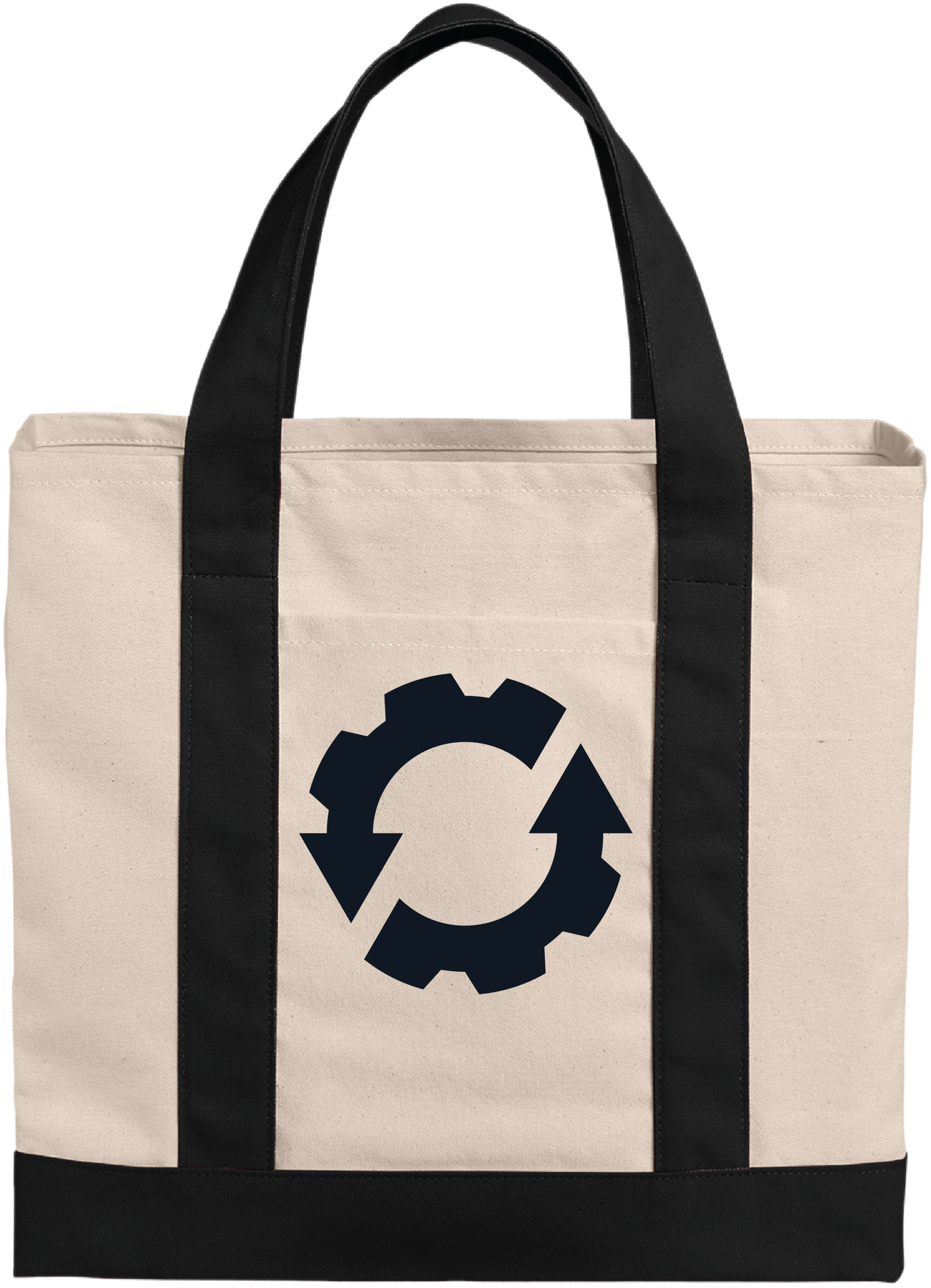 Port Authority Cotton Canvas Two-Tone Tote