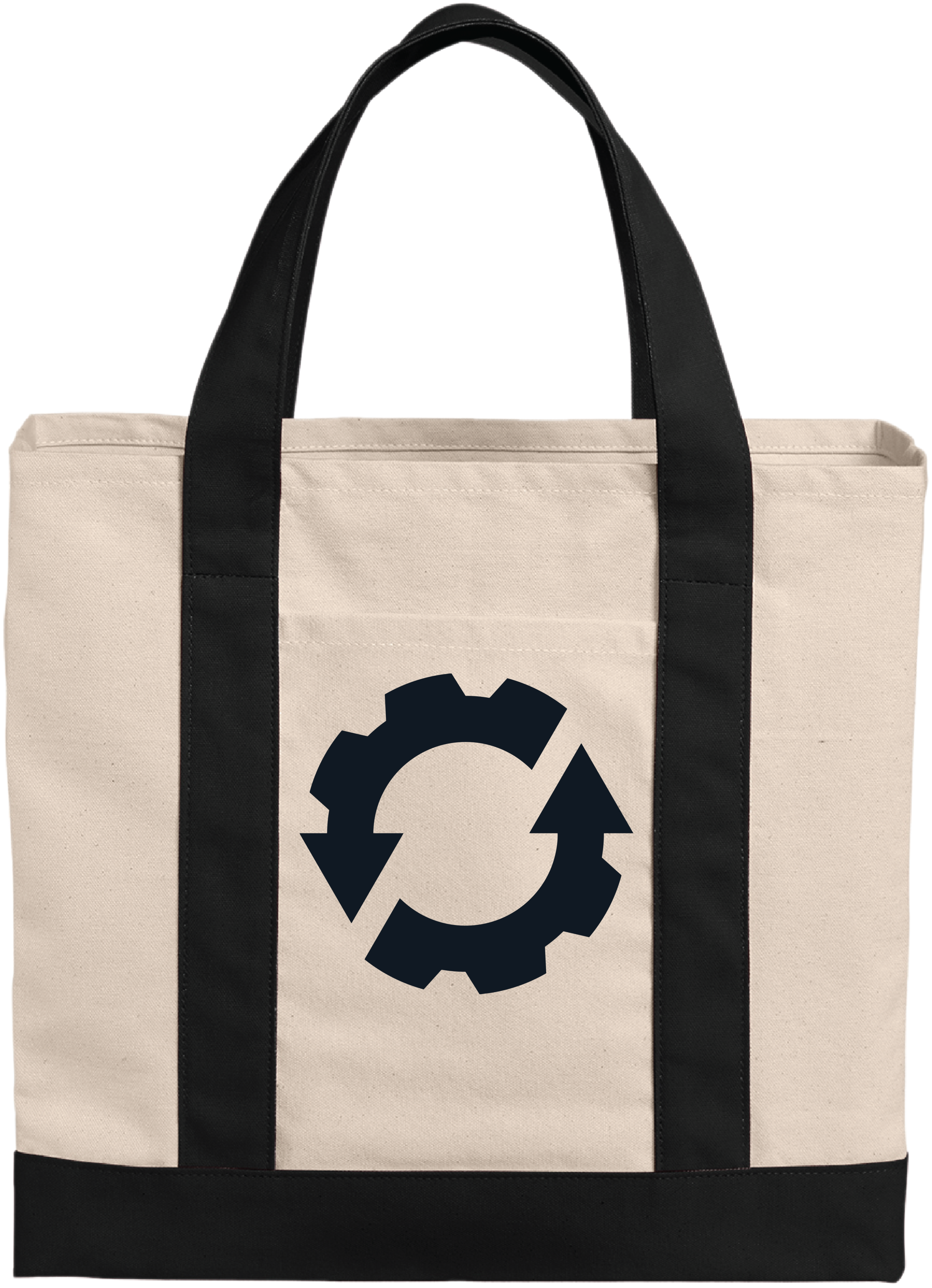Port Authority Cotton Canvas Two-Tone Tote