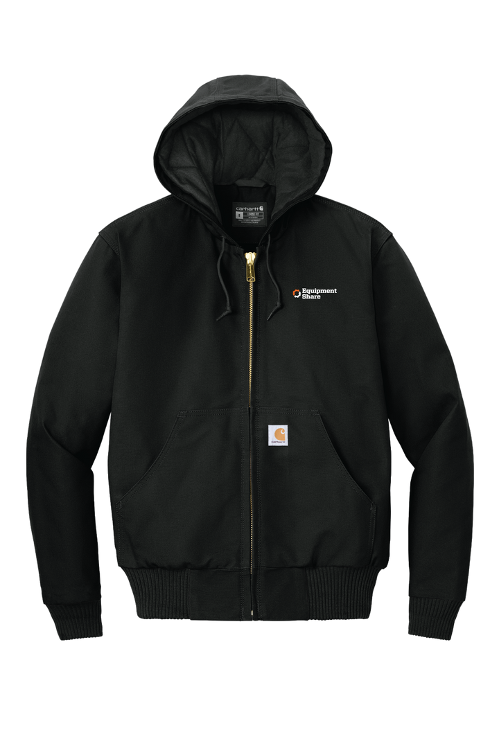 Carhartt Quilted-Flannel-Lined Duck Active Jac