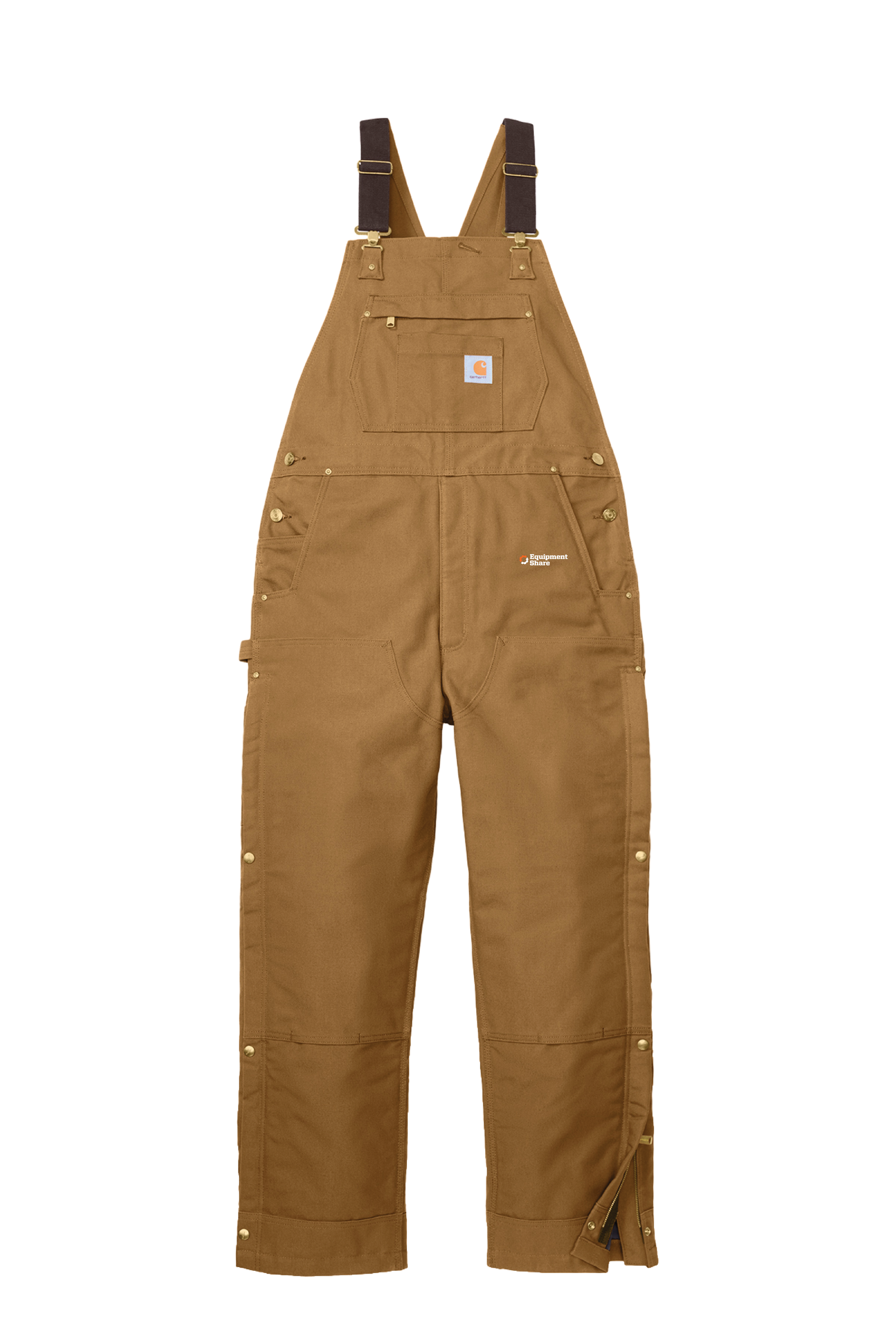 Carhartt Firm Duck Insulated Bib Overalls