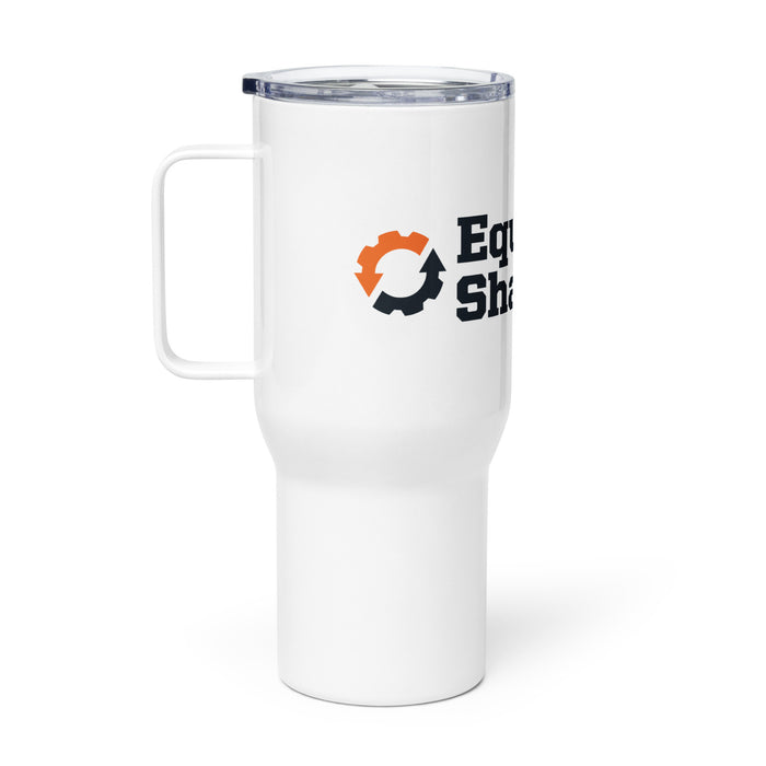 EquipmentShare Travel mug with a handle