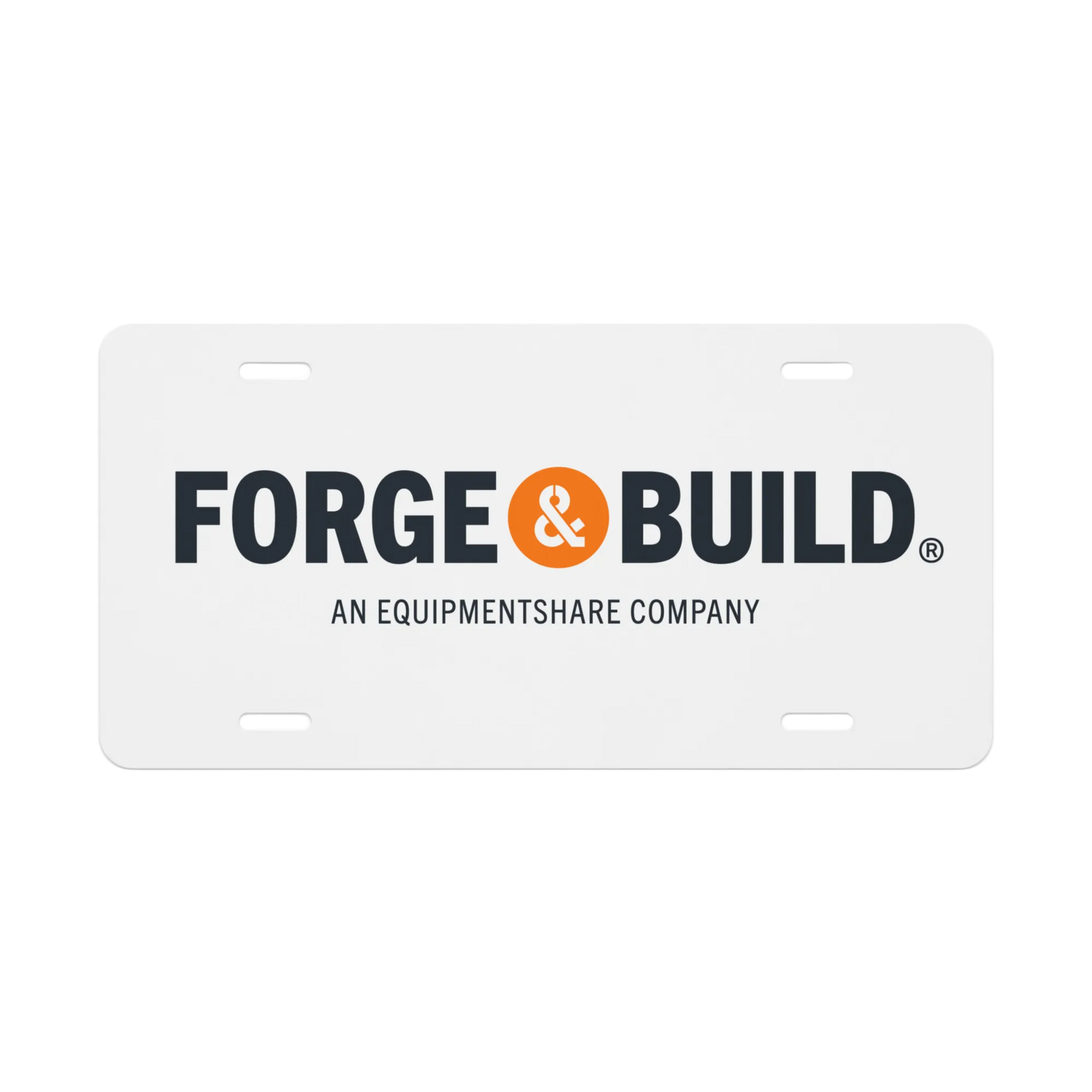 Forge & Build - Vanity license plate