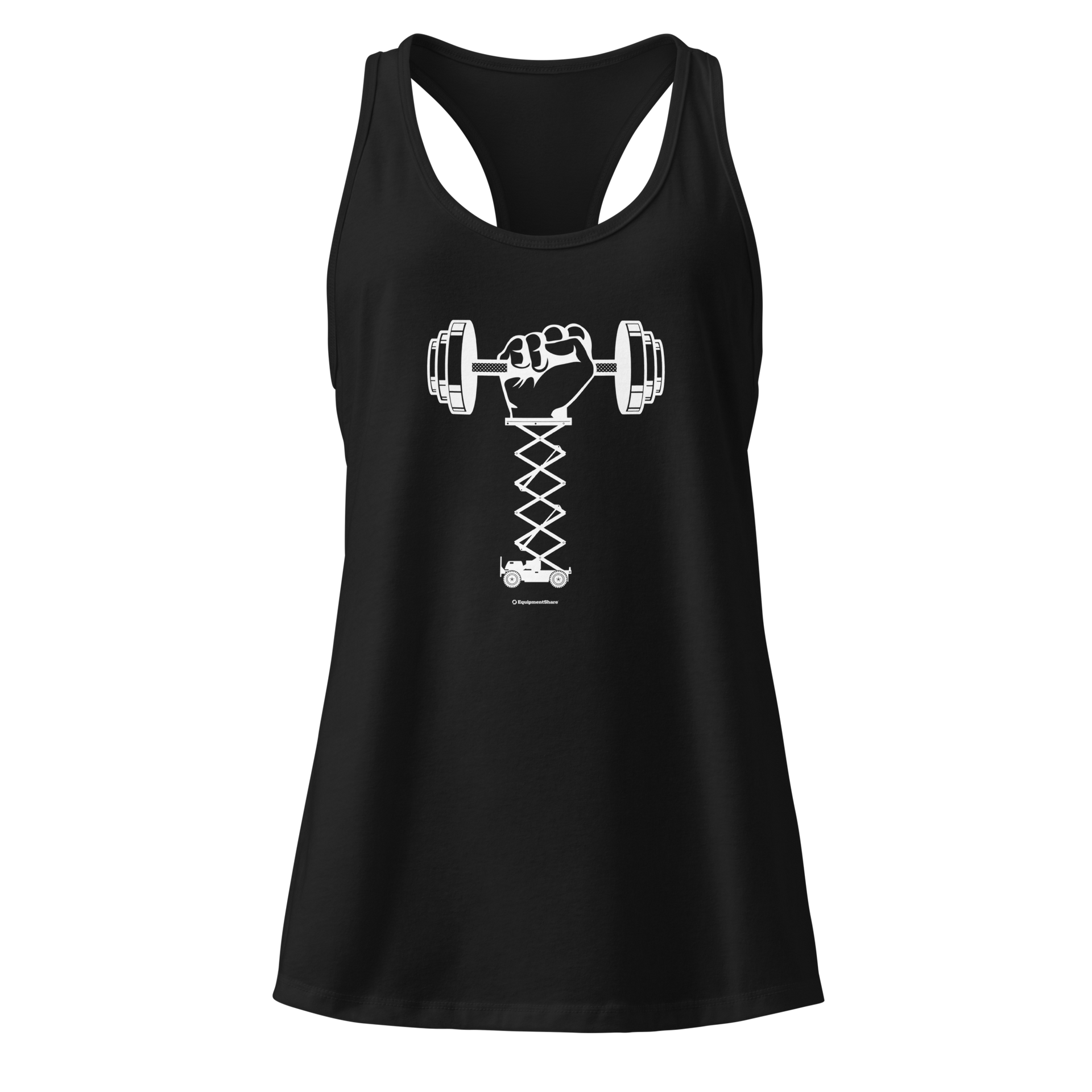 DIG DEEP ARM Women’s fitted racerback tank top